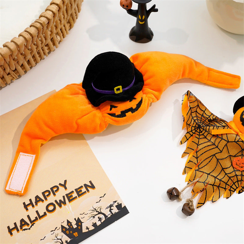 Halloween Pumpkin Harness for Small Pets