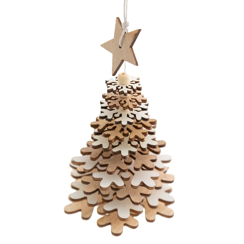 Wooden Bell Pendant Ornament
