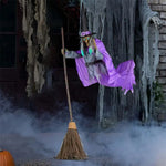 Load image into Gallery viewer, Flying Witch Halloween Decoration
