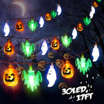Load image into Gallery viewer, Halloween LED Pumpkin String Lights
