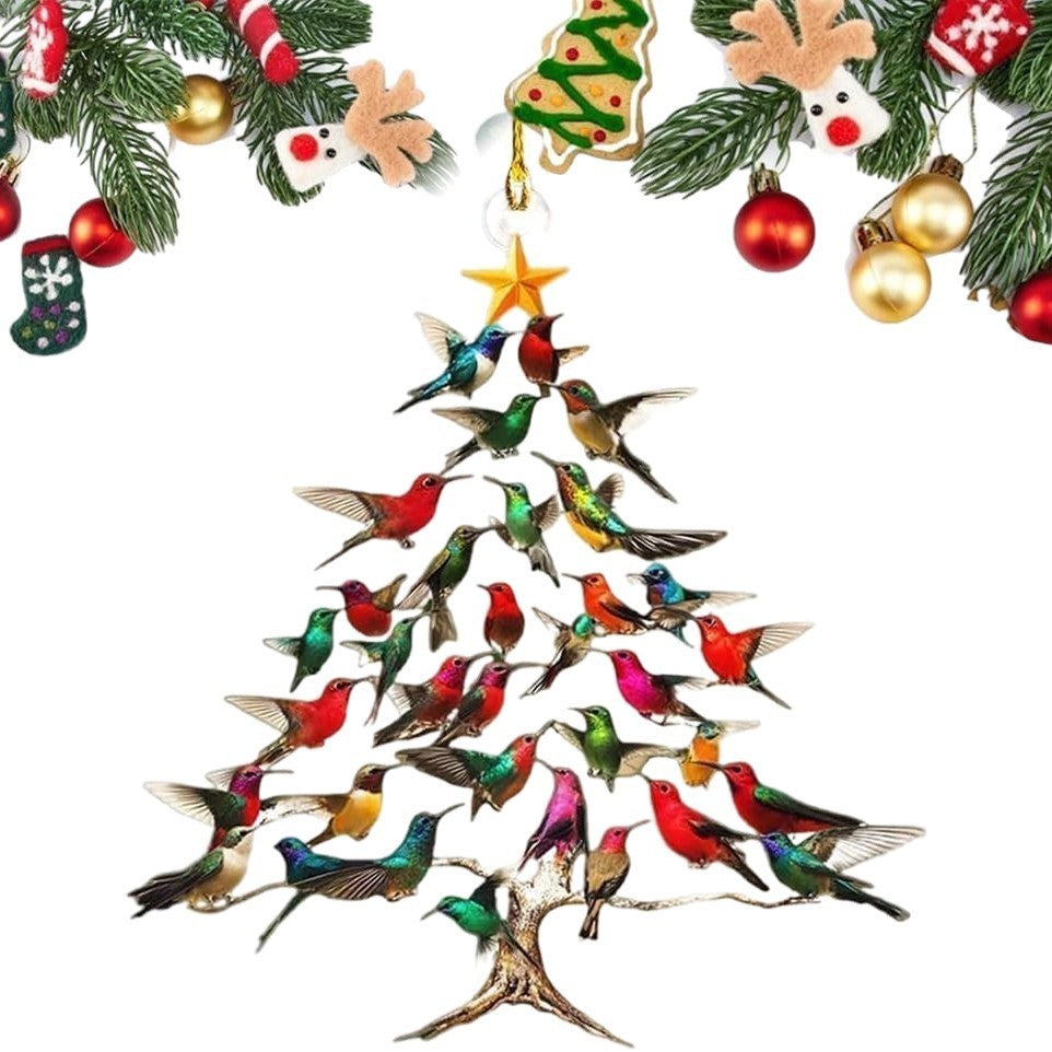 Hummingbird Christmas Tree Ornament