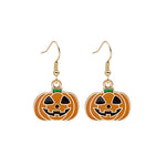 Load image into Gallery viewer, Pumpkin Drop Earrings

