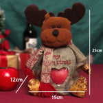 Load image into Gallery viewer, Santa Snowman Holiday Gift Bag
