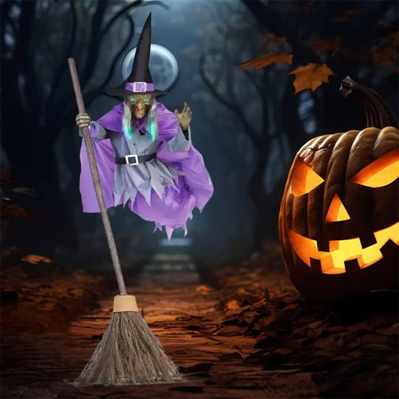 Flying Witch Halloween Decoration