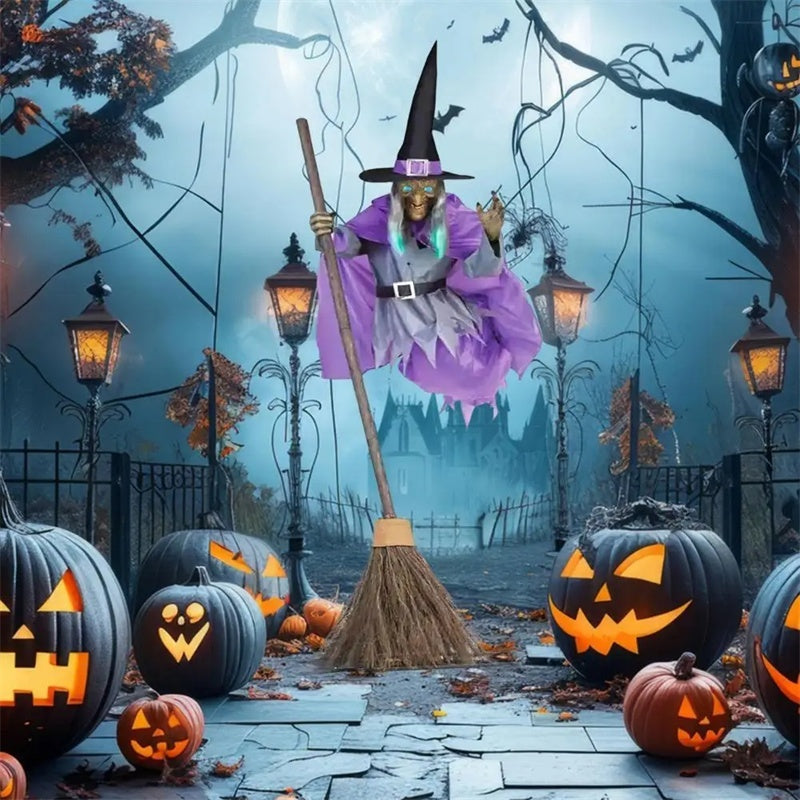 Flying Witch Halloween Decoration