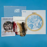 Load image into Gallery viewer, Christmas Eve Embroidery Fabric Set
