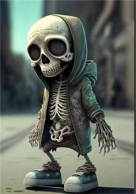 Skeleton Figurine Home Decoration