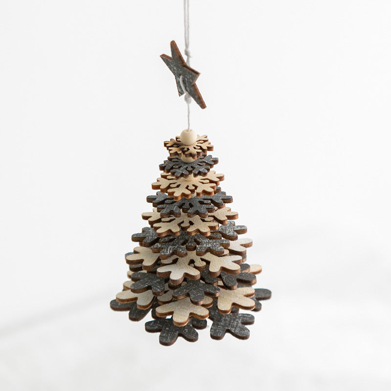 Wooden Bell Pendant Ornament