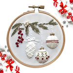 Load image into Gallery viewer, DIY Christmas Embroidery Craft Kit
