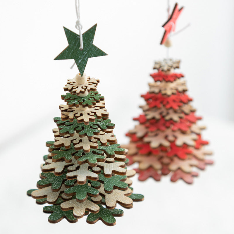 Wooden Bell Pendant Ornament