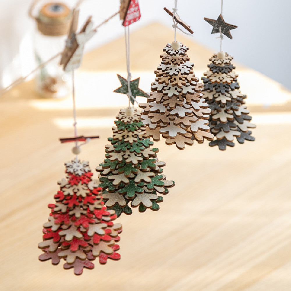 Wooden Bell Pendant Ornament