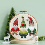 Load image into Gallery viewer, DIY Christmas Embroidery Craft Kit
