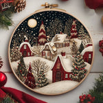 Load image into Gallery viewer, Christmas Eve Embroidery Fabric Set
