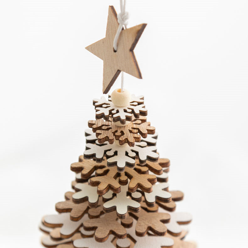 Wooden Bell Pendant Ornament