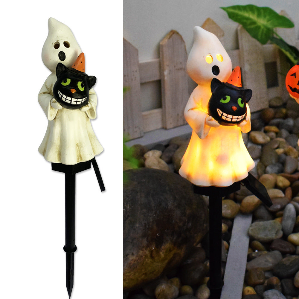 Solar Halloween Pumpkin Lantern