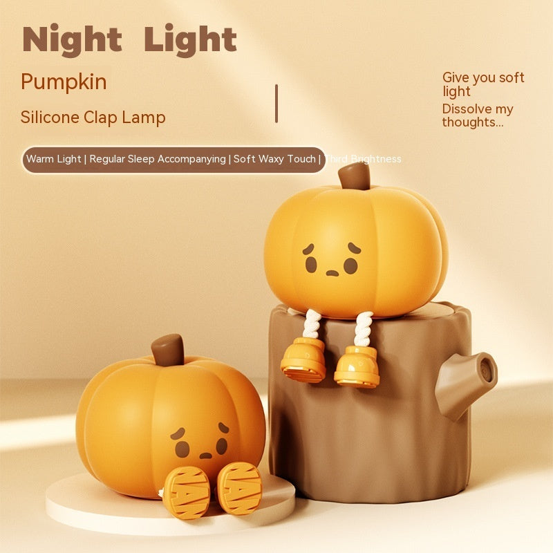 Soft Silicone Pumpkin Lamp