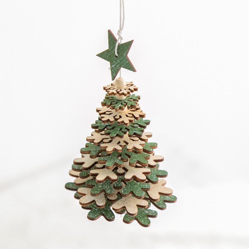 Wooden Bell Pendant Ornament