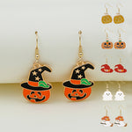 Load image into Gallery viewer, Pumpkin Drop Earrings
