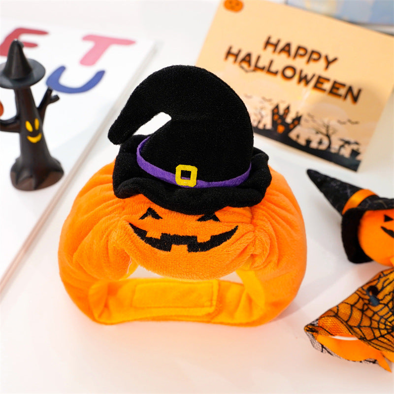 Halloween Pumpkin Harness for Small Pets