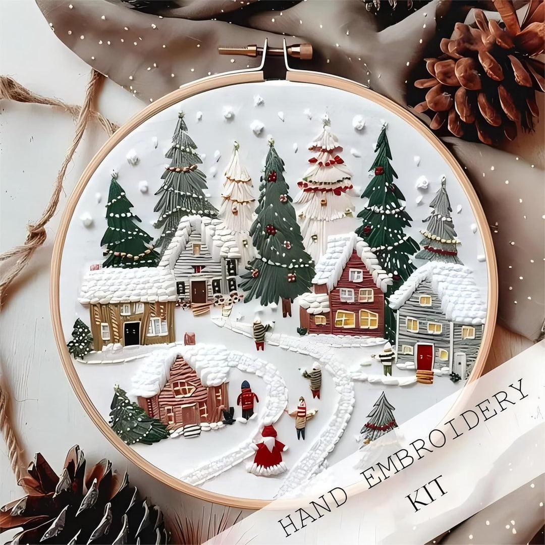 DIY Christmas Embroidery Craft Kit