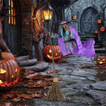 Load image into Gallery viewer, Flying Witch Halloween Decoration
