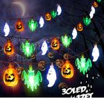 Load image into Gallery viewer, Halloween LED Pumpkin String Lights

