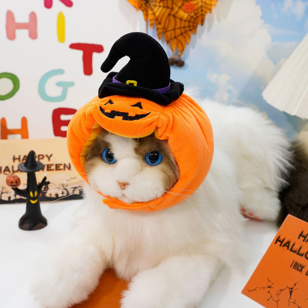 Halloween Pumpkin Harness for Small Pets