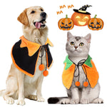 Load image into Gallery viewer, Double-Sided Pumpkin Pet Cloak

