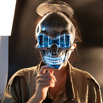 Luminous Halloween Skull Mask