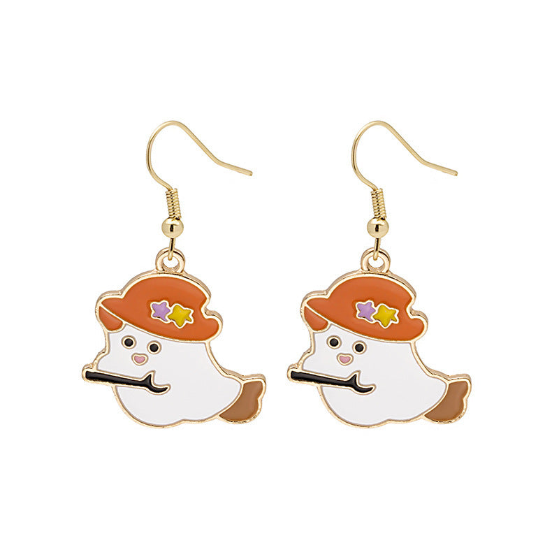 Pumpkin Drop Earrings