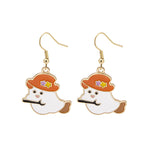 Load image into Gallery viewer, Pumpkin Drop Earrings
