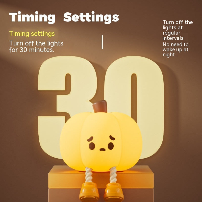 Soft Silicone Pumpkin Lamp