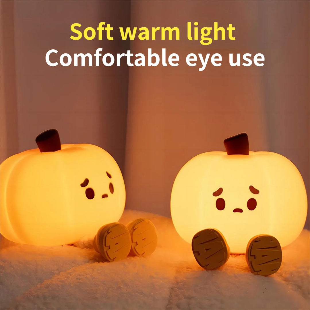 Soft Silicone Pumpkin Lamp