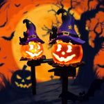 Load image into Gallery viewer, Solar Halloween Pumpkin Lantern
