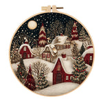 Load image into Gallery viewer, Christmas Eve Embroidery Fabric Set
