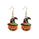 Load image into Gallery viewer, Pumpkin Drop Earrings
