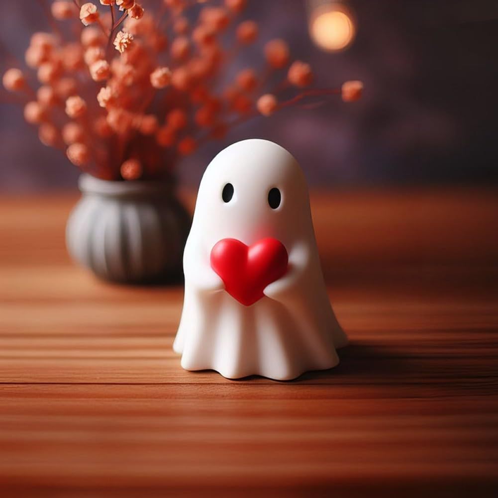 Cute Ghost Home Statues