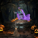 Load image into Gallery viewer, Flying Witch Halloween Decoration
